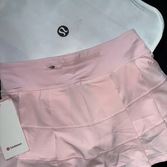 LULULEMON PACE RIVAL MR SKIRT *REGULAR IN STRAWBERRY MILKSHAKE 🍓 SZ 4,6,8 NWT - Picture 2 of 16